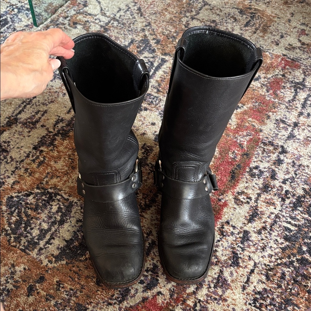 Vintage Frye Harness Boots - 7M, 8.5W - Picture 2 of 15